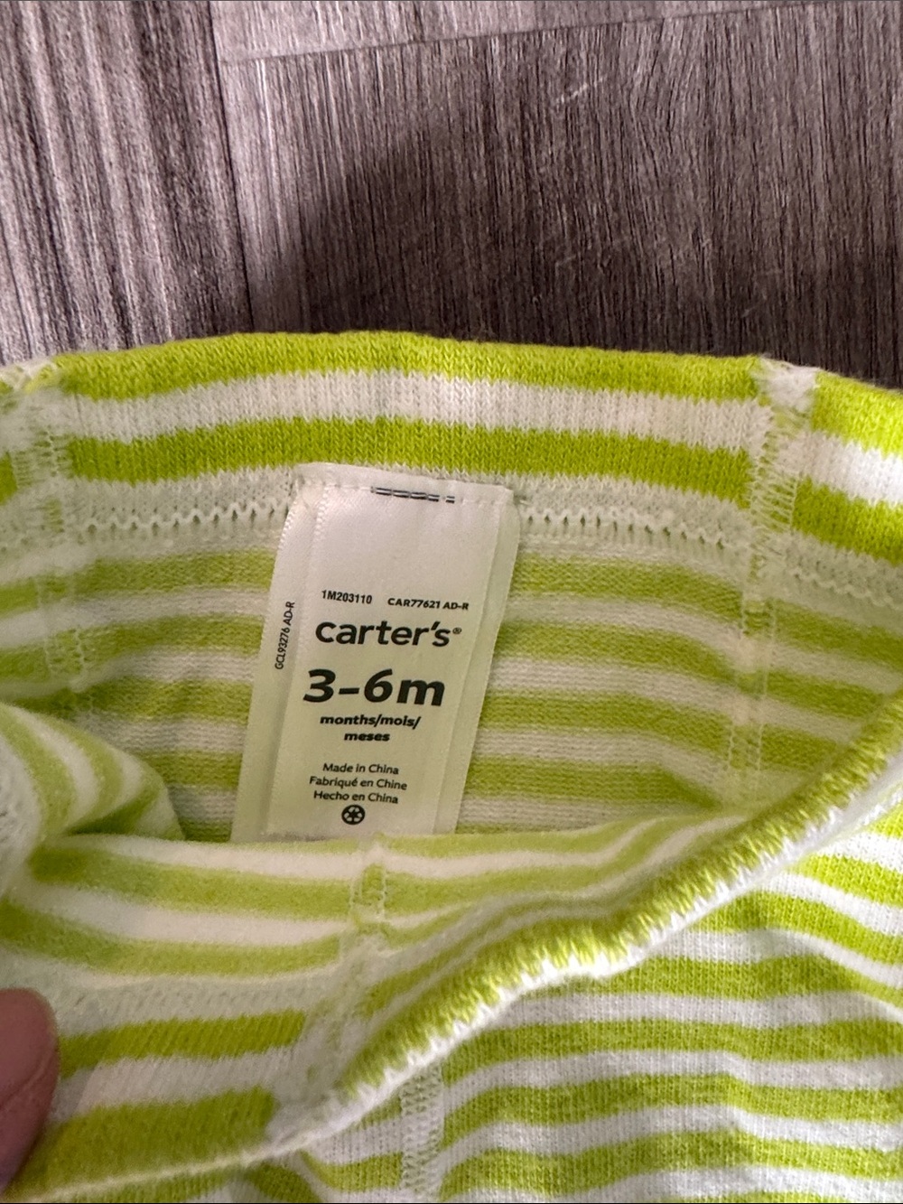 Carter's Avocado Halloween Costume 3-6 months baby boys girls green warm zip
Up - Picture 4 of 5